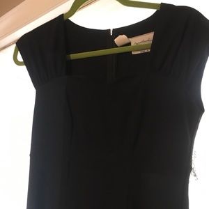 Black Floor Length Empire Style Gown